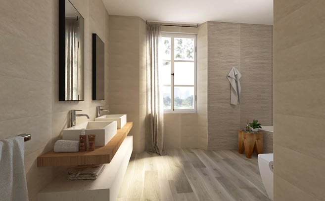 Bagno Piastrelle Effetto Pietra Colore Grey Rock Nut Rock Grey Nut Fap 4800